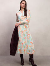 Women's Off White Casual Printed A-Line Dress