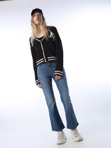 Women's Blue Casual Mid Rise Flared Fit Jeans