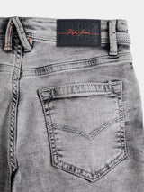 Boys Grey Casual Faded Shorts