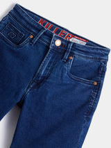 Boys Blue Casual Solid Shorts