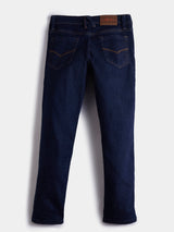 Boys Blue Casual Solid Jeans