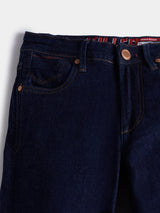 Boys Blue Casual Solid Jeans