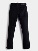 Boys Black Casual Solid Jeans