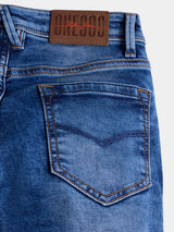 Boys Blue Casual Faded Jeans
