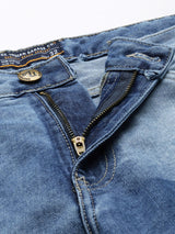 Men's Dad Fit Distressed Mid Rise Jeans
