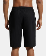 Men's Black Cotton Rich Shorts