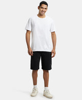 Men's Black Cotton Rich Shorts