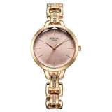 Women's Rose Gold Copper Round Dial Watch - 95352WM01