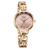 Women's Rose Gold Copper Round Dial Watch - 95352WM01