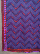 Women's Purple Pure Cotton Saree