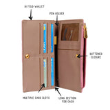 Women's Peter Pink 2 Fold Wallet