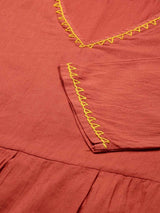 Women's Multicolor Cotton Kurta Set