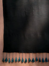 Women's Gray Cotton Blend Saree