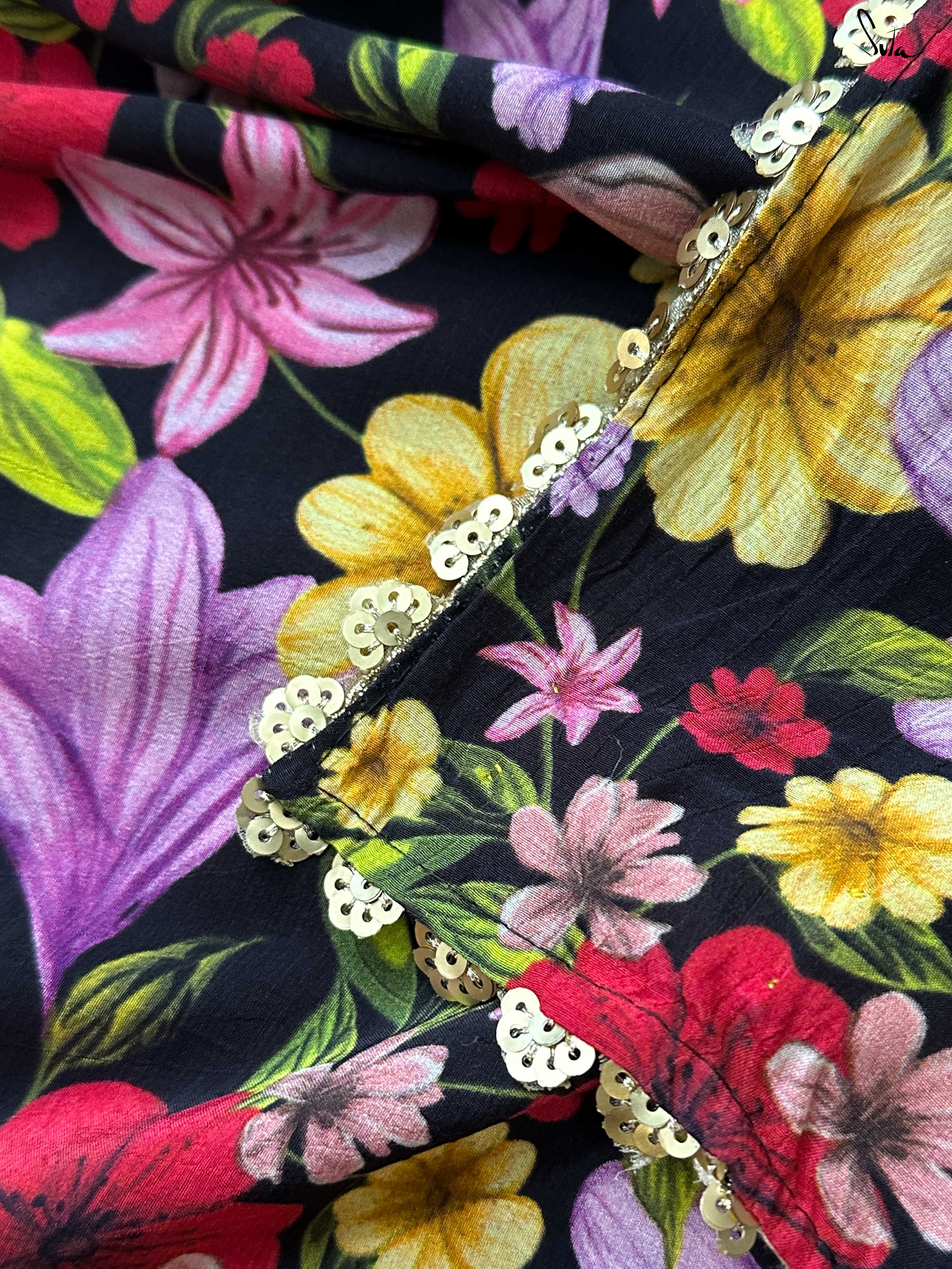 Women's Multicolor Viscose Saree