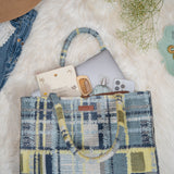 Women's Blue Denim Daze Box Bag