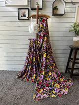 Women's Multicolor Viscose Saree