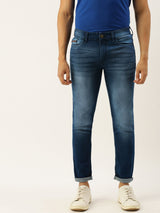 Men's Slim Fit Solid Low Rise Stretchable Jeans