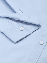 Men's Slim Fit PlaceMen'st Embroidered Full Sleeves Cutaway Collar Casual Shirt