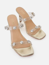 Women's Beige Casual Leather Slip-Ons