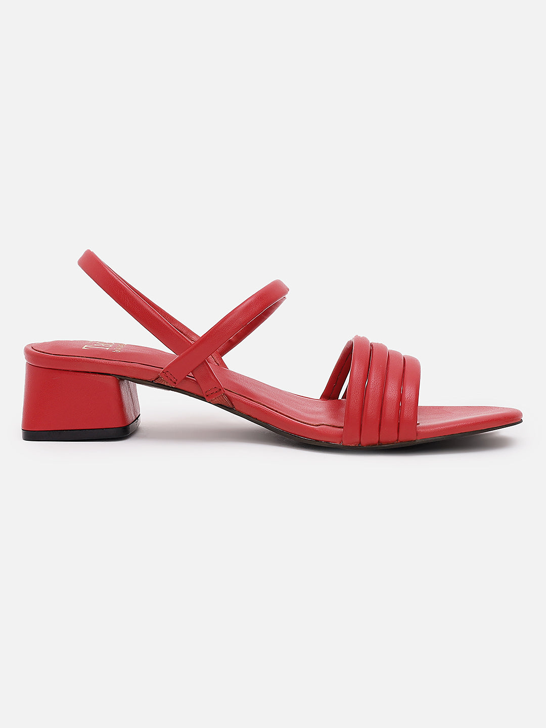 Women's Red Casual PU Slingback