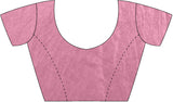 Women's Paper Silk Pink Embellished Designer Saree with Blouse Piece