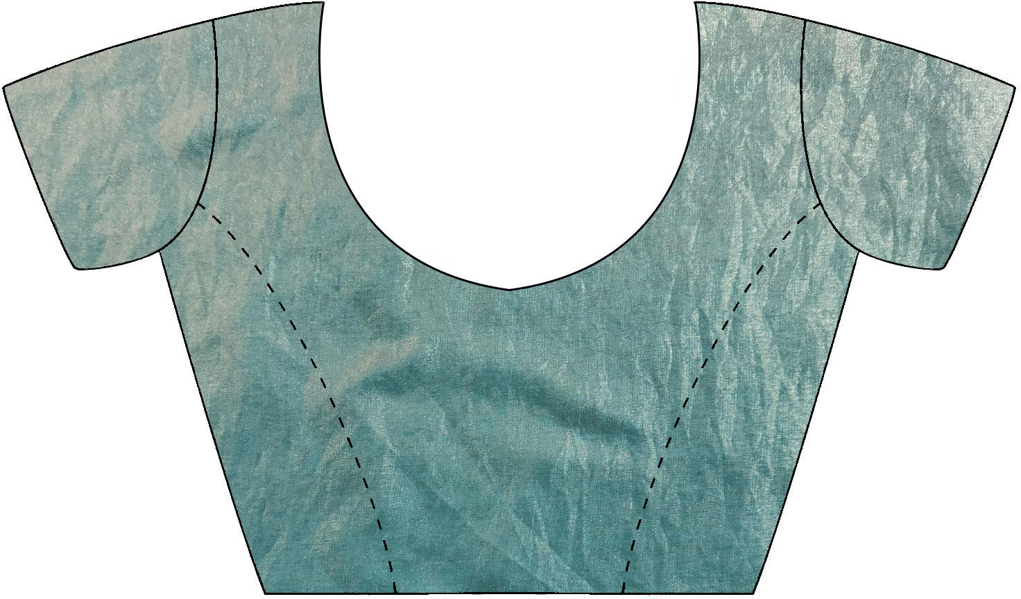 Women's Paper Silk Blue Embellished Designer Saree with Blouse Piece