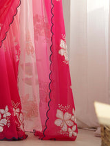Women's Pink Festive Saree