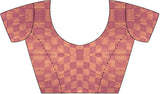 Women's Chiffon Orange Embellished Designer Saree with Blouse Piece
