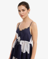 Women's Navy Sleeveless Dress