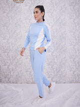 Women's Blue Co-ords Set With Trouser
