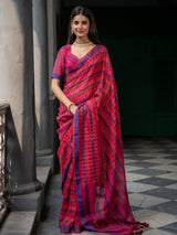 Women's Multicolor Mul Modal Saree