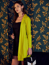 Women's Black Party Regular Fit Solid Full Sleeves Dress
