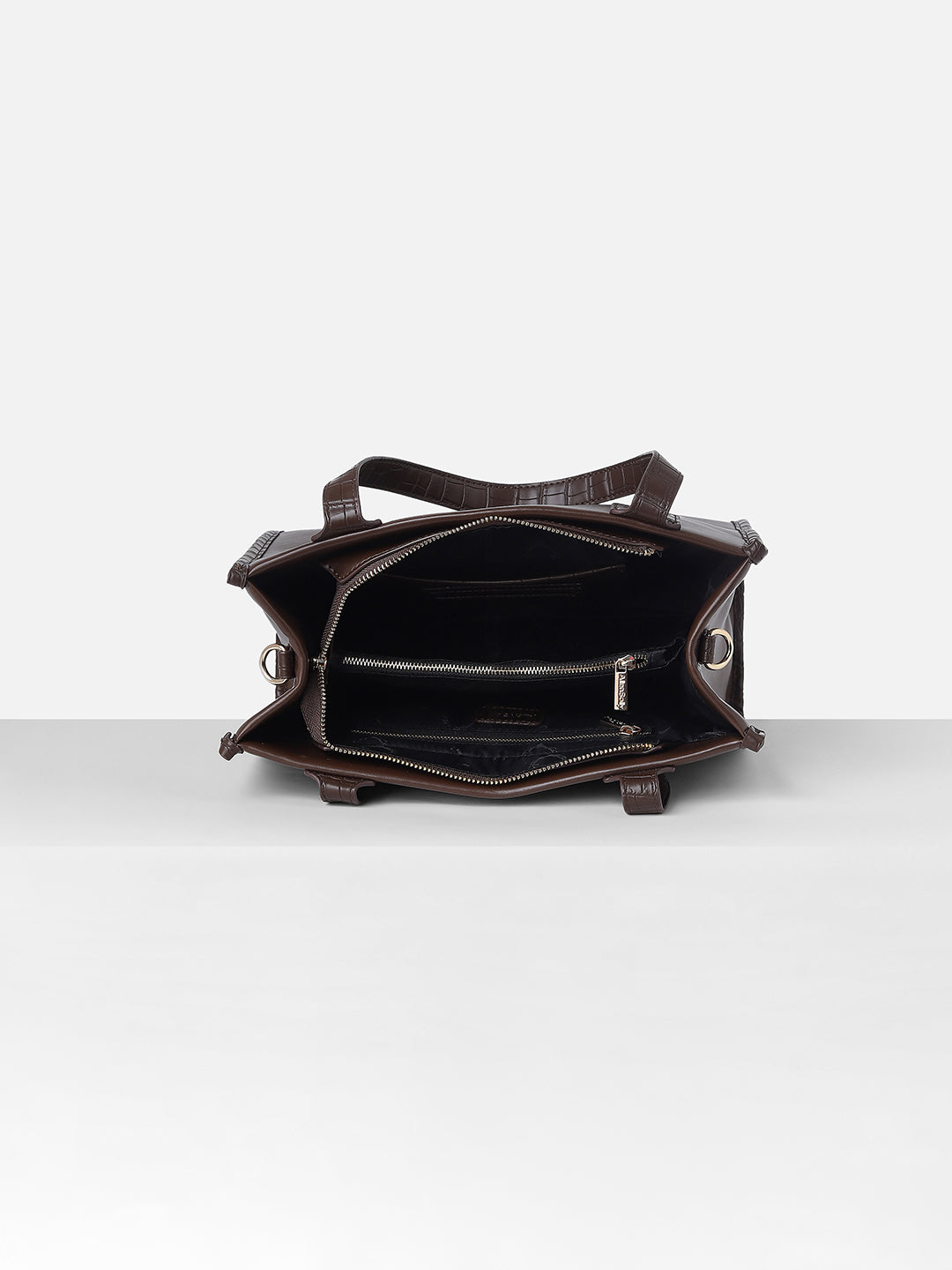 Women's Brown Solid Satchel
