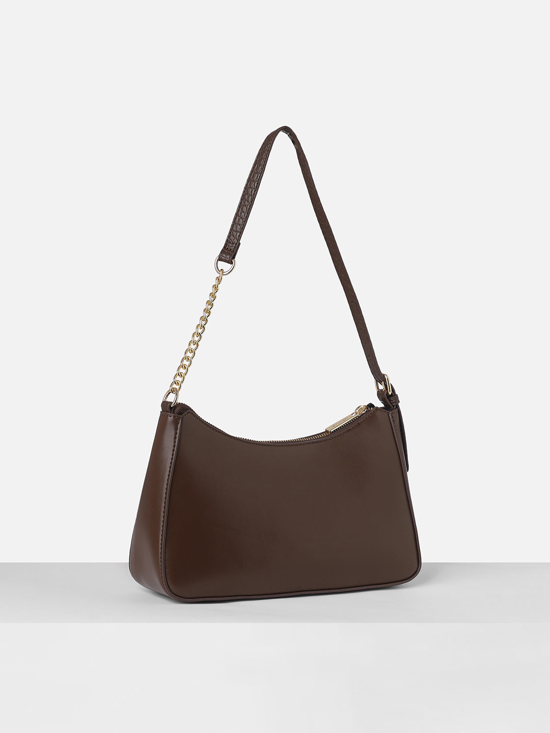 Women's Brown Textured Sling Bag