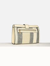 Women's Beige Textured Sling Bag