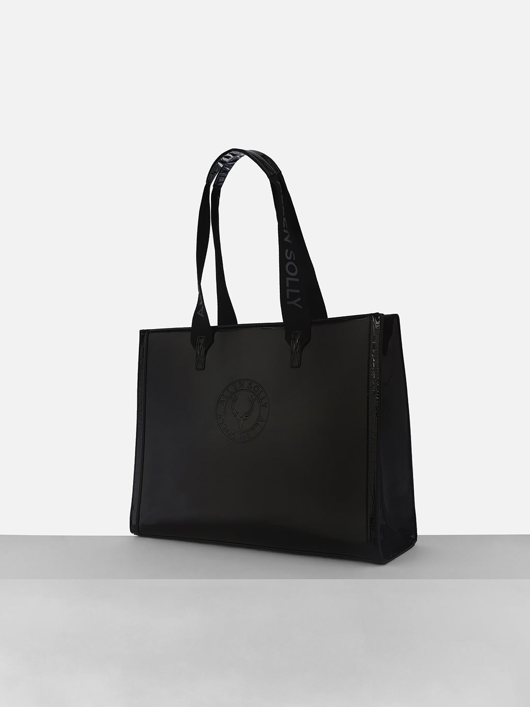 Women's Black Solid Satchel