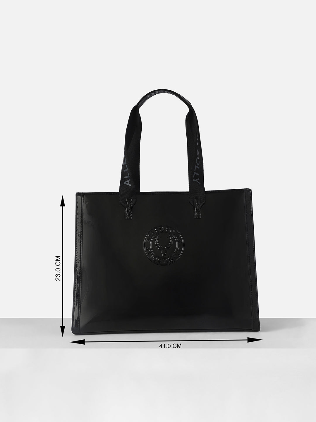 Women's Black Solid Satchel