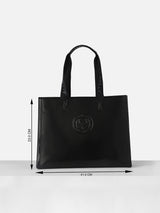 Women's Black Solid Satchel