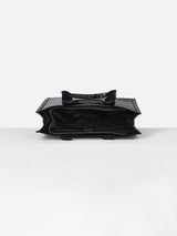 Women's Black Solid Satchel