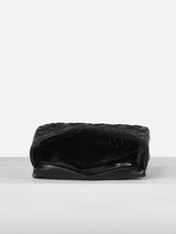Women's Black Quilted Sling Bag