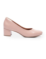 Women's Pink Formal Solid Slip-On Pump