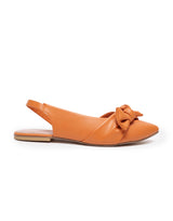 Women's Orange Casual Solid Strap Sneakers