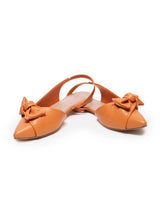 Women's Orange Casual Solid Strap Sneakers