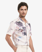 Men's Multicolor Casual Regular Fit Printed Half Sleeves Shirt