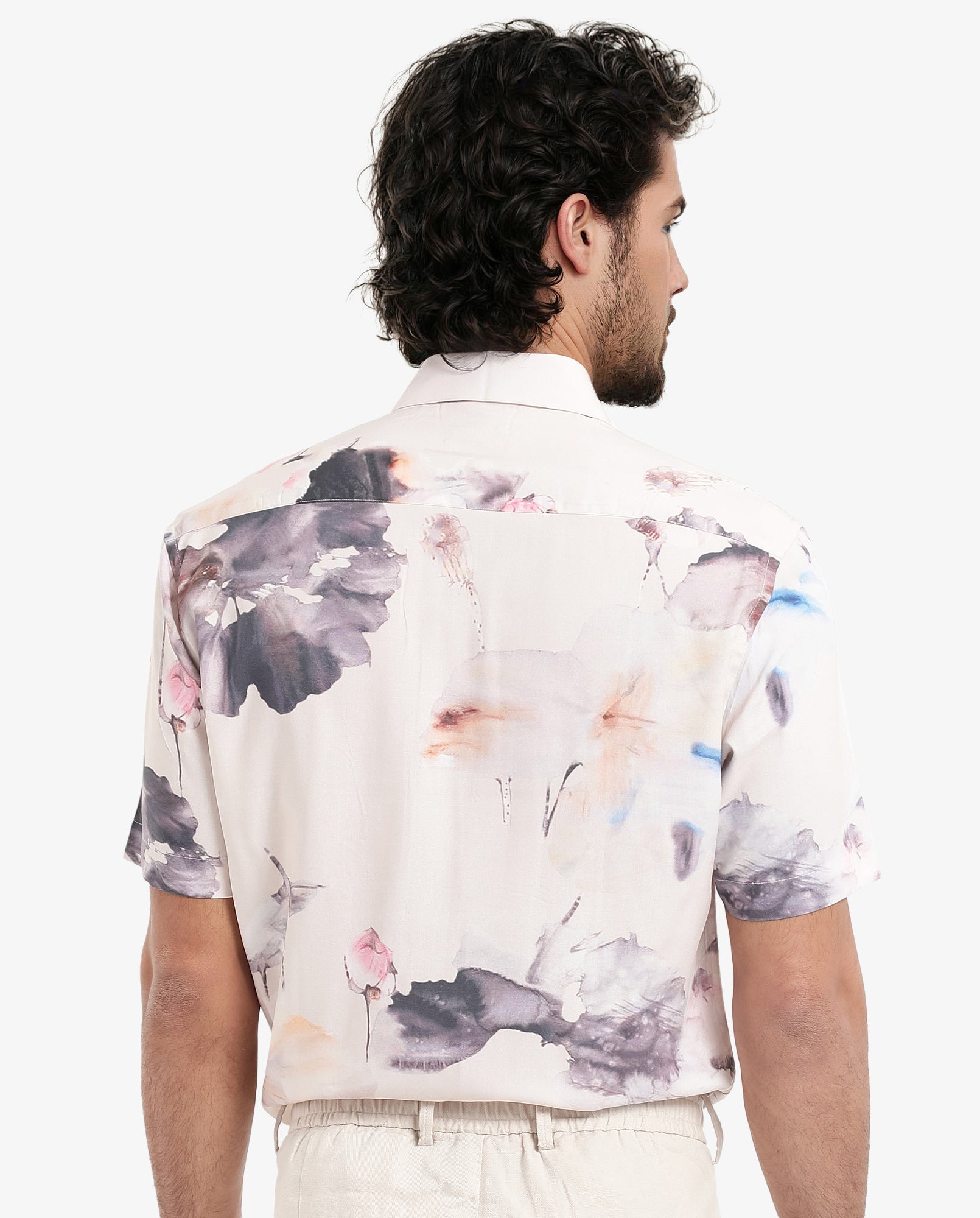 Men's Multicolor Casual Regular Fit Printed Half Sleeves Shirt