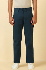 Men's Navy Casual Regular Length Trouser