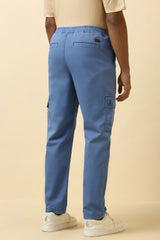 Men's Navy Casual Regular Length Trouser