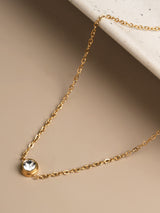 Women's Gold Dainty Stone Anklet Waterproof & Anti-Tarnish