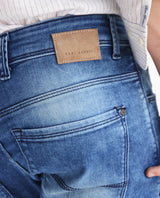 Men's Blue Casual Slim Fit Solid Jeans