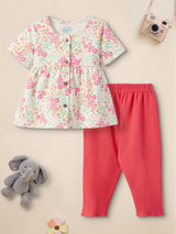 Boys & Girls Multicolor Casual Top with Trouser